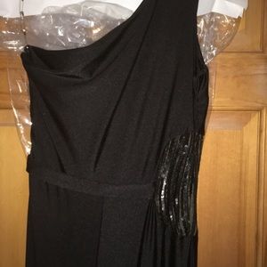 Jessica Angel black gown